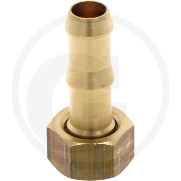 Braglia slangaansluiting recht - slangtule-Ø 13mm