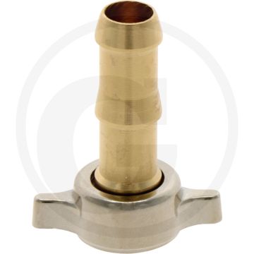 Braglia slangaansluiting recht - slangtule-Ø 13mm