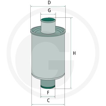 Hydrauliek- / transmissieoliefilter