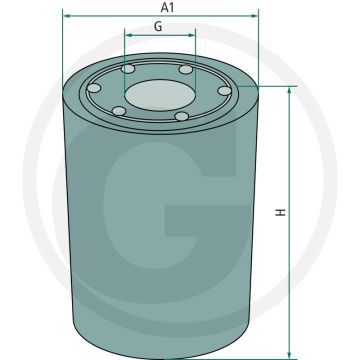 Filtre à huile hydraulique Fleetguard