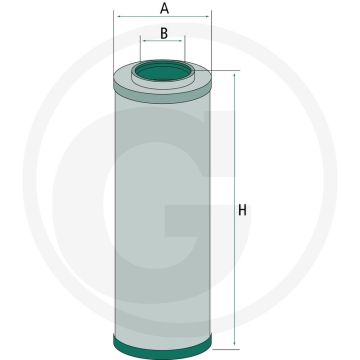 MANN FILTER Filtre à huile hydraulique/transmission
