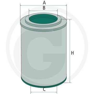 MANN FILTER Hydrauliek- / transmissieoliefilter