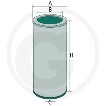 MANN FILTER Filtre à huile hydraulique/transmission