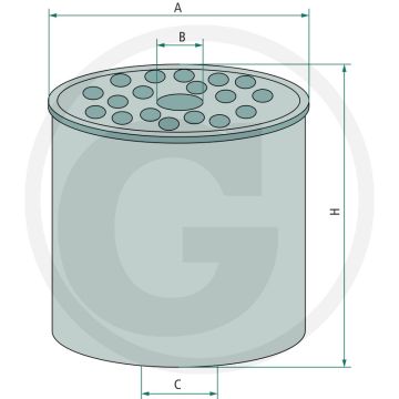 Fleetguard Brandstoffilter