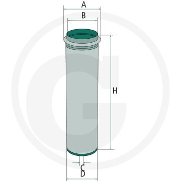 MANN FILTER Luchtfilter binnen