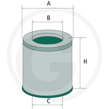 MANN FILTER Luchtfilter
