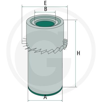 MANN FILTER Luchtfilter