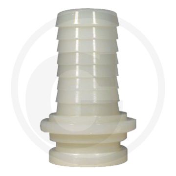 Polmac polmac slangaansluiting recht 1 inch a: 1 b: 20 mm