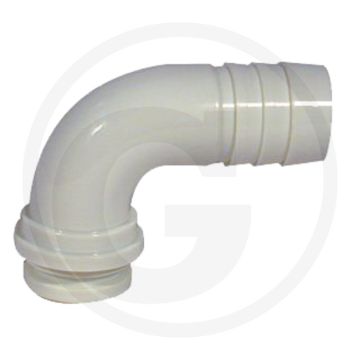 Polmac polmac slangaansluiting 90° 1 1/4 inch