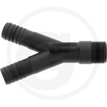 Arag arag y-stuk met buitendraad 25mm pp 1" 148mm