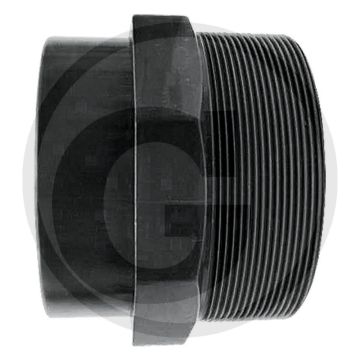 Verloopsok 3/8" naar 1/4" pvc-u 10 bar 12mm