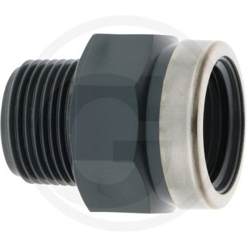 Adaptateur 1/4" à 3/8" PVC-U Pression de service de 16 bar