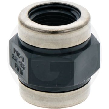 Draadmof 1" pvc-u max. werkdruk 16 bar