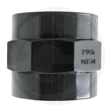 Draadmof 2" pvc-u max. werkdruk 10 bar