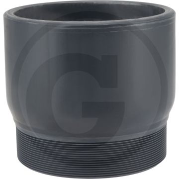 Pvc Übergangsnippel 160 mm x6" - max. werkdruk 16 bar