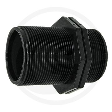 Arag arag schotnippel - buitendraad 1 1/4", pp, l 88mm, d 56mm, h1 24mm, h 54mm, m 1 1/4"