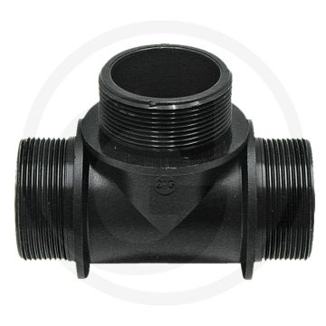 Arag arag t-stuk 1 1/4" pp 54mm x 108mm