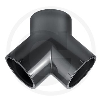 Y-hoek pvc-u 63mm 16bar max. werkdruk