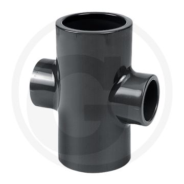 Kruisstuk pvc-u 40 → 32 mm werkdruk 16 bar