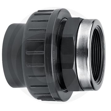 Accouplement à vis avec 1x filetage femelle et 1x douille à coller - Ø intérieur 90mm