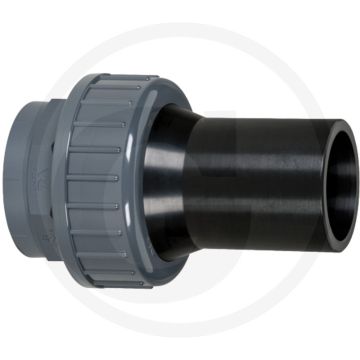 Accouplement à vis pvc-u 90mm intérieur-Ø 90mm extérieur-Ø 7.5 bar pression de travail max.