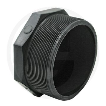Schroefstop 2 1/2" pvc-u max. werkdruk 16 bar