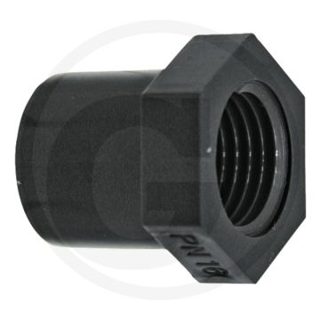 Verloopstuk pvc-u 50mm x 1" 16 bar werkdruk