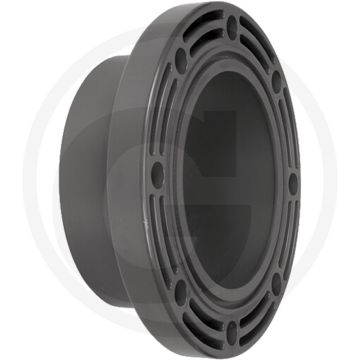 Lijmflens pvc-u Ø190mm dn100 b69 d8x18 d1 125 d2 190 - beregeningstechniek