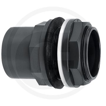 Tankaansluiting type a 20/25/3/4" pvc-u met lijmsok