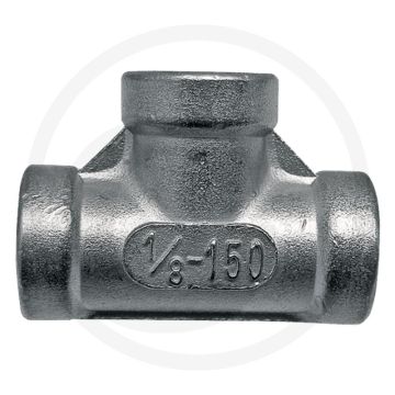 T-stuk 90° rvs 1 1/2" binnendraad