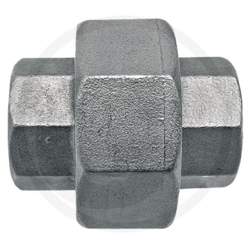 Schroefkoppelingen rvs 1 1/2" konisch dichtend