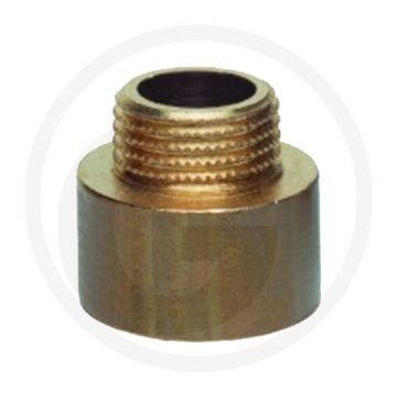 Adaptateur filetage mâle 3/8" - filetage femelle 1/2" - laiton - bsp - fig. no. 2