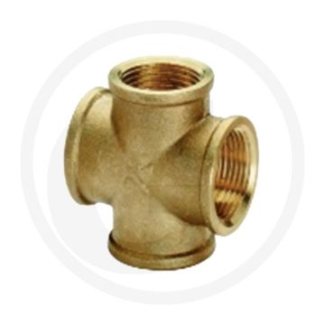 Kruisstuk 1/2" bsp messing