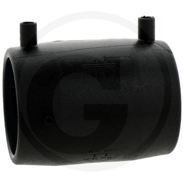 Plasson plasson muffe innenØ 75mm - l126mm pe 100 pn 25 werkdruk water 25 bar