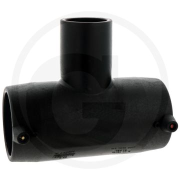 Plasson t-stuk 90° met verloop 75mm diameter