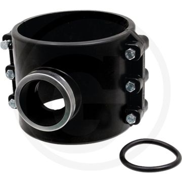 Aanboorklem 160mm binnen-Ø met 3" aansluitdraad