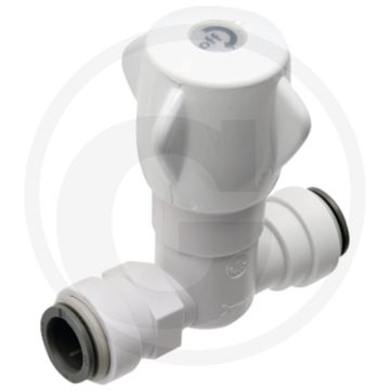 Afsluitkraan instelbaar Ø: 22mm max. werkdruk 10 bar
