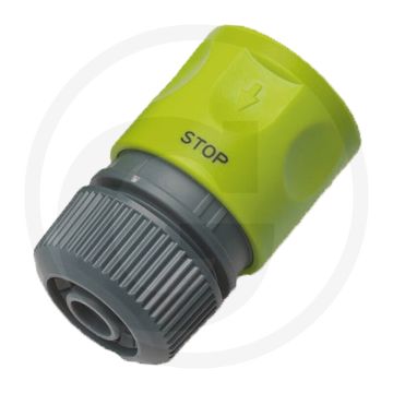 Snelkoppeling met waterstop voor 13 mm (1/2") slang
