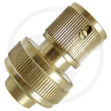Snelkoppeling met waterstop voor 16/19 mm slang