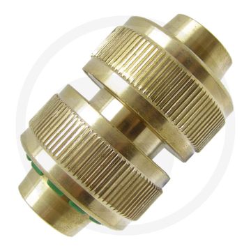 Slangverbinder messing 1/2"