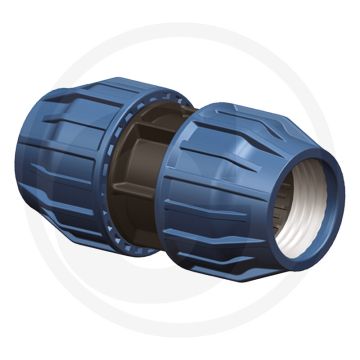 Accouplement à vis 16 mm pp polypropylène 16 bar