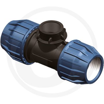 T-stuk 16mm buitenbuis-Ø, 80 - 420 nm aansluiting