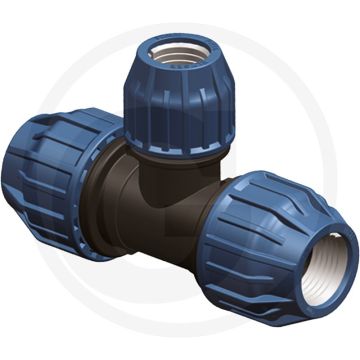 Pièces en T réduites - tube extérieur Ø 90 x 75 x 90 mm