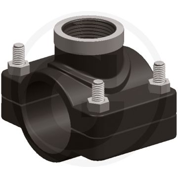 Aanboorzadel 50 mm - 80-420 nm - 16 bar - pp-b behuizing