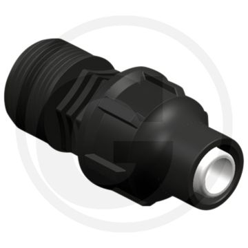 Raccord à vis 1" polypropylène pp-b 16 mm Ø 4 bar
