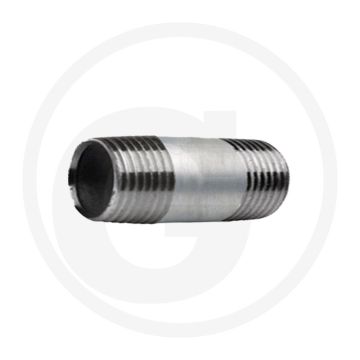 Draadstuk 3/8" 60mm staal, verzinkt
