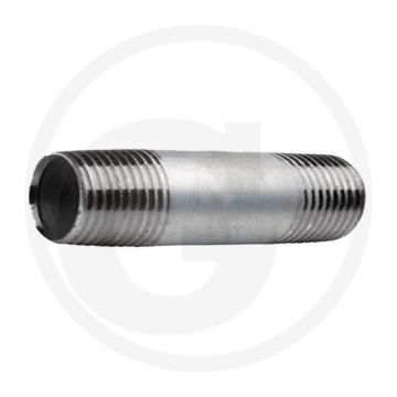 Draadstuk 3/8" staal, verzinkt 150mm