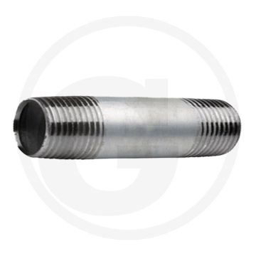 Draadstuk 3/8" staal, verzinkt 200mm