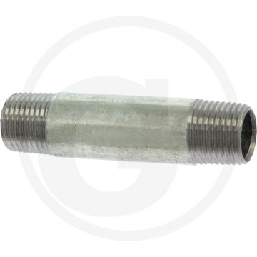 Pièce filetée 1/2" - longueur 80mm - acier, zingué
