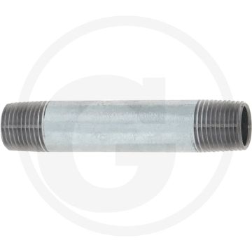 Draadstuk 1/2" staal, verzinkt 100mm